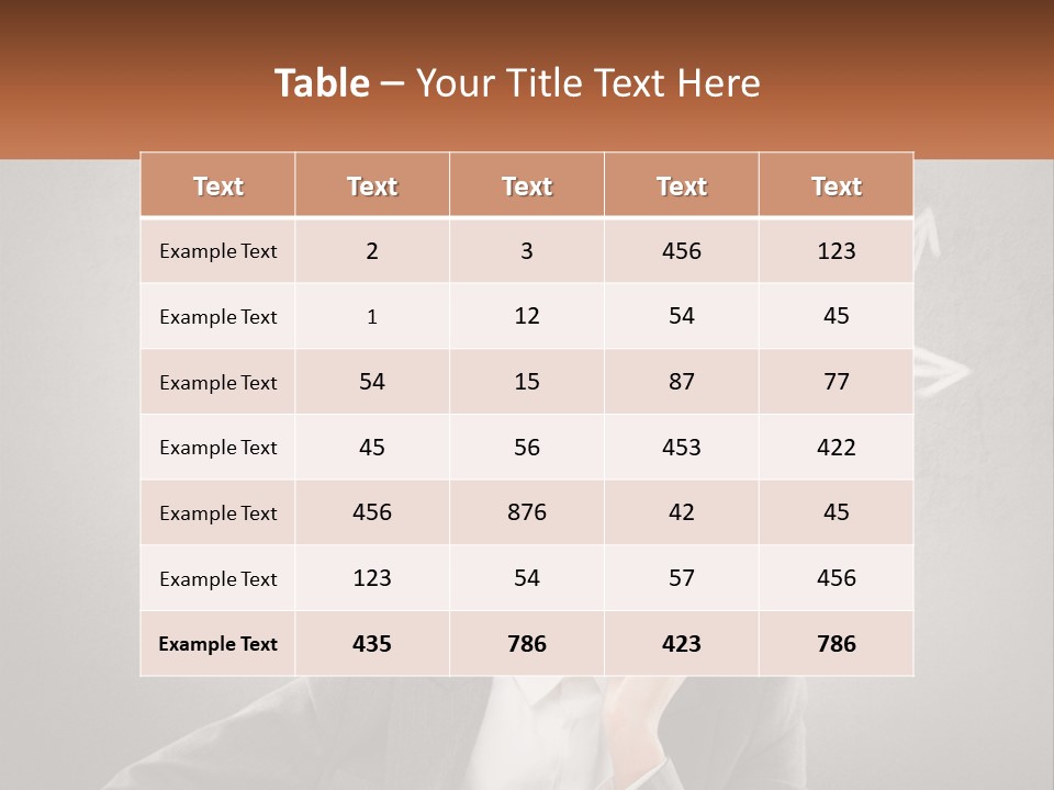 Building Render Graphic PowerPoint Template