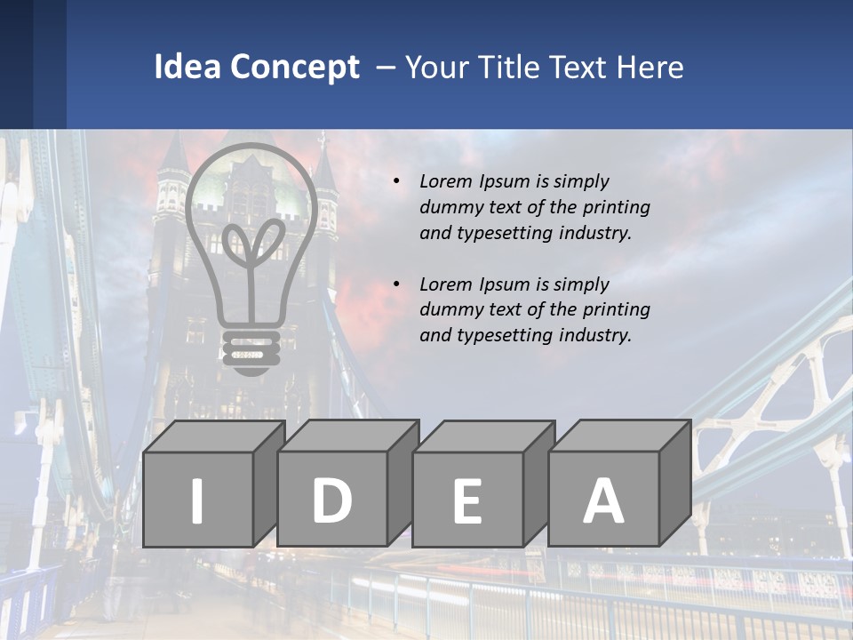 Illustration Concept Big PowerPoint Template
