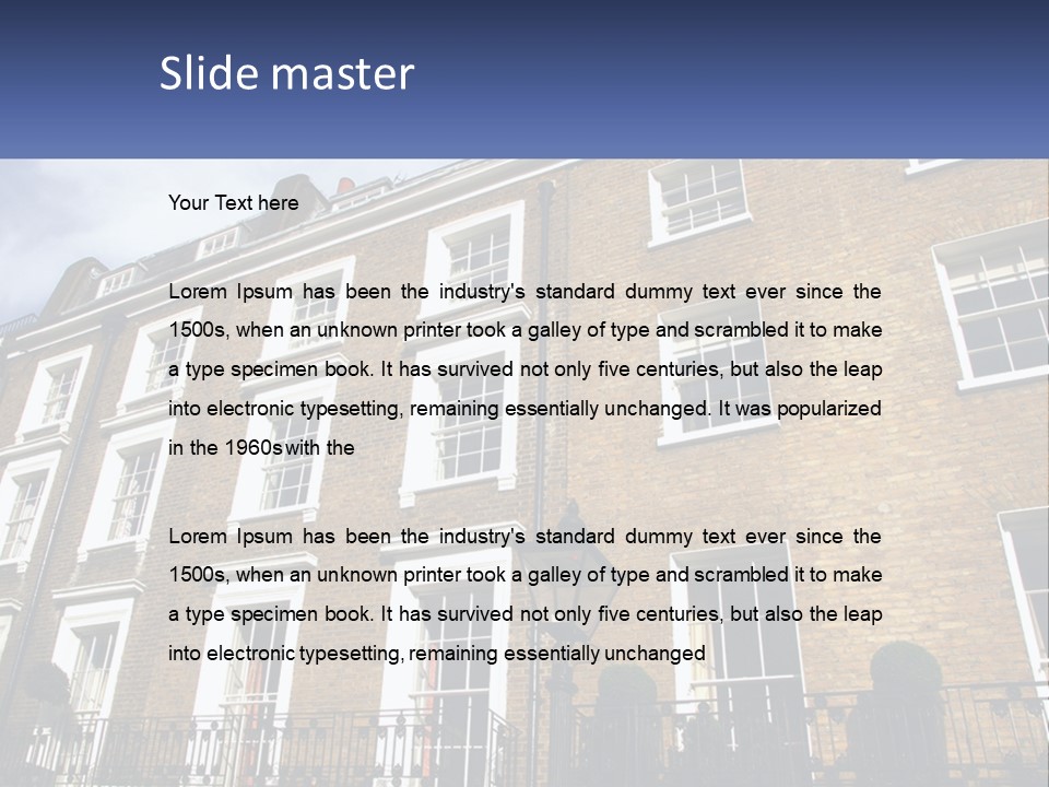 Black Render Structure PowerPoint Template