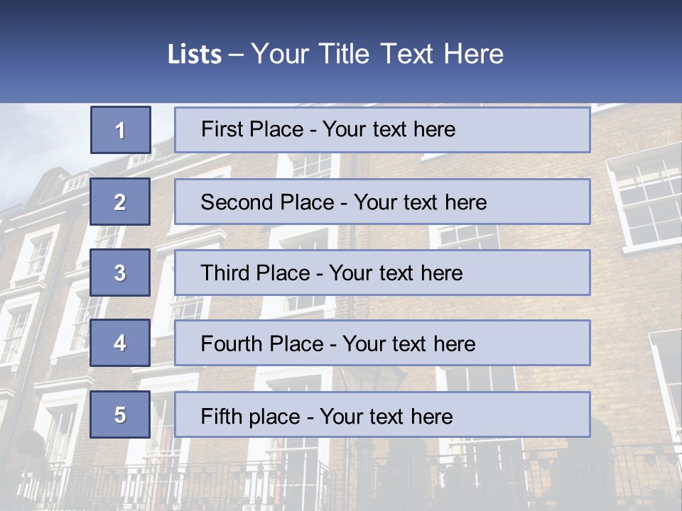 Black Render Structure PowerPoint Template