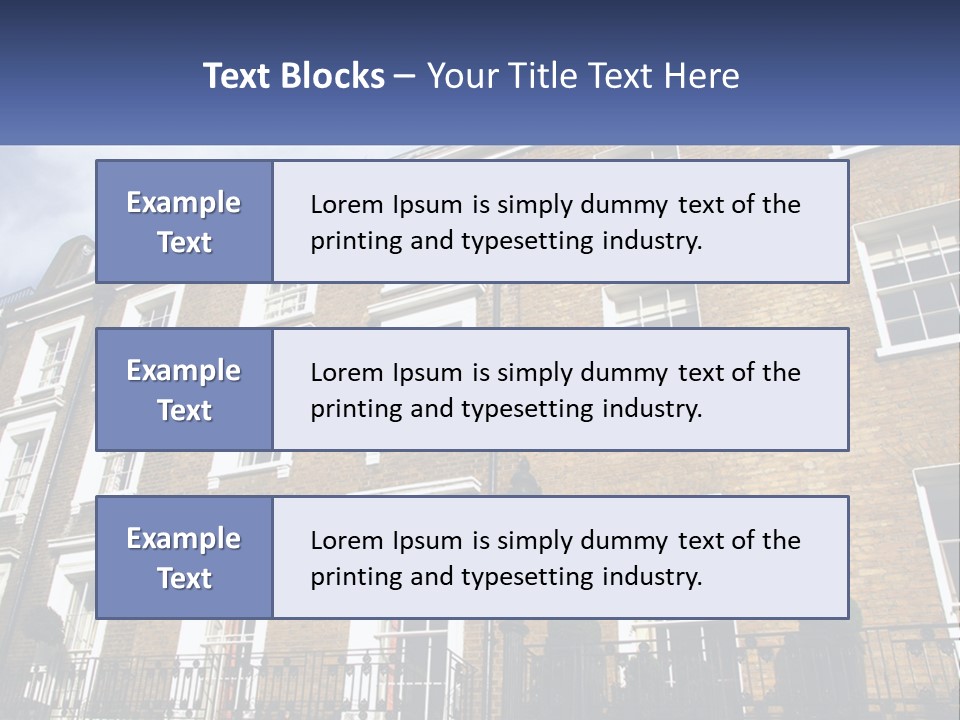 Black Render Structure PowerPoint Template