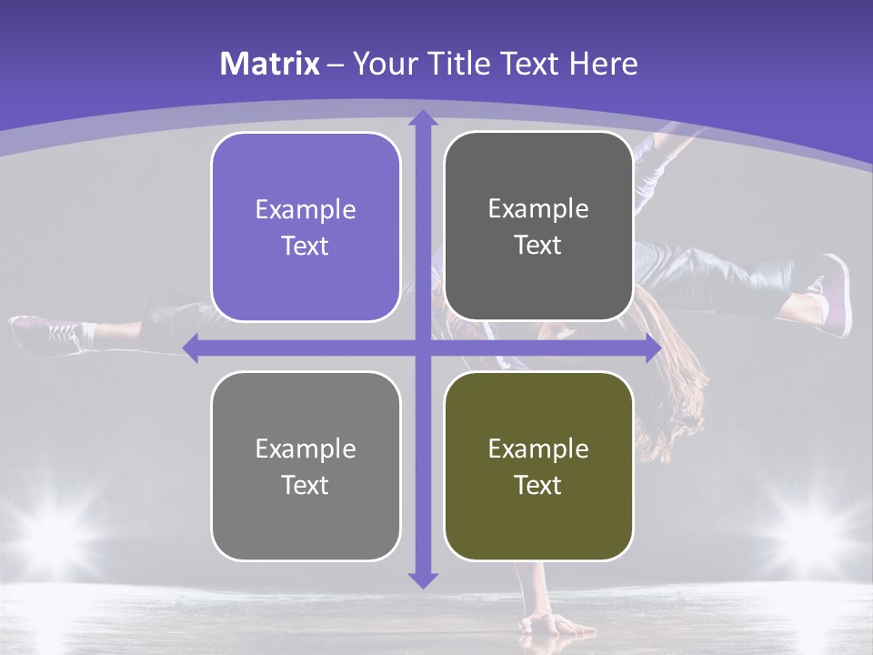Square Shape Abstract PowerPoint Template