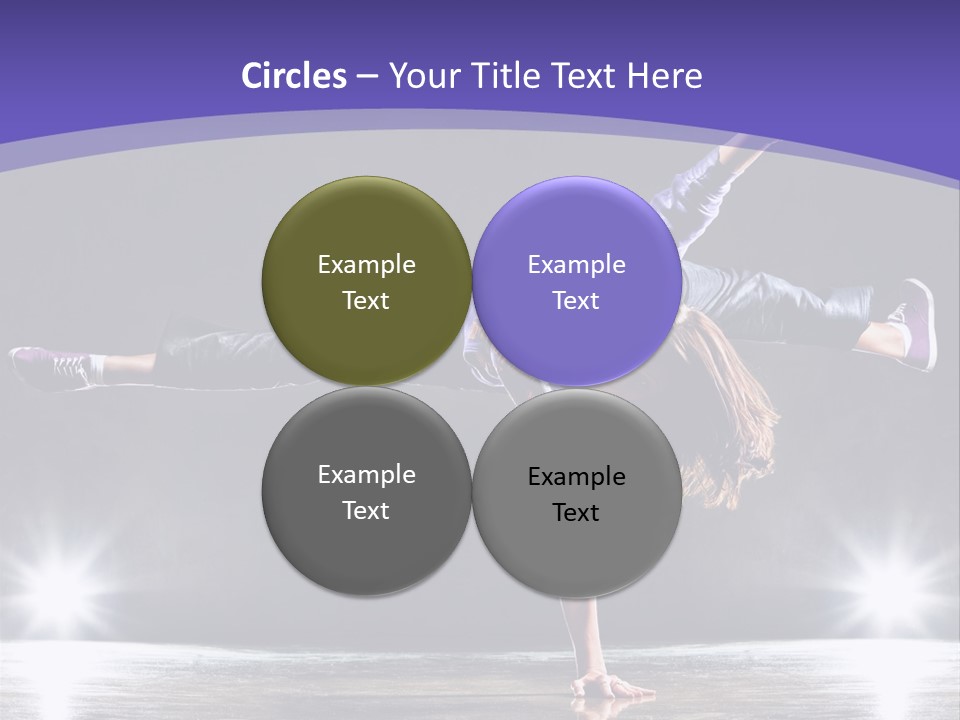 Square Shape Abstract PowerPoint Template