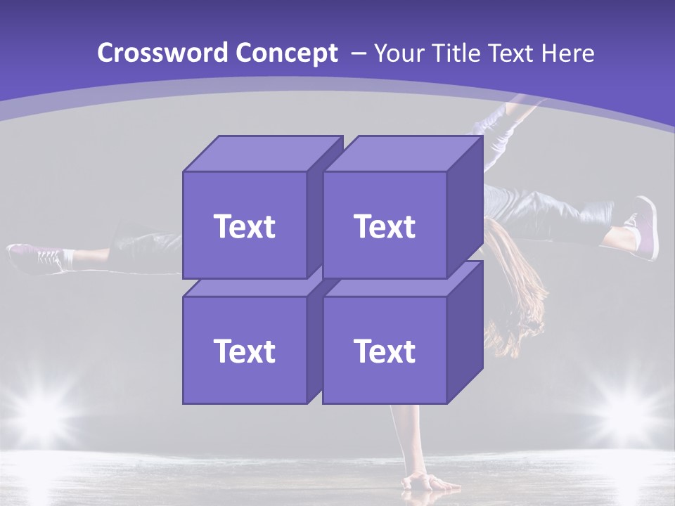 Square Shape Abstract PowerPoint Template