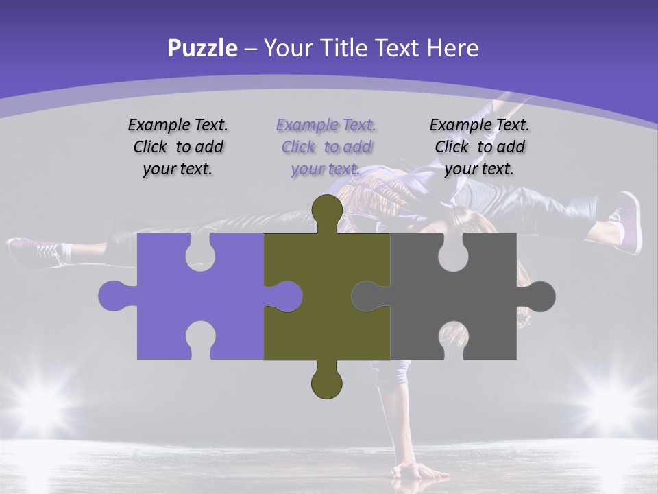 Square Shape Abstract PowerPoint Template