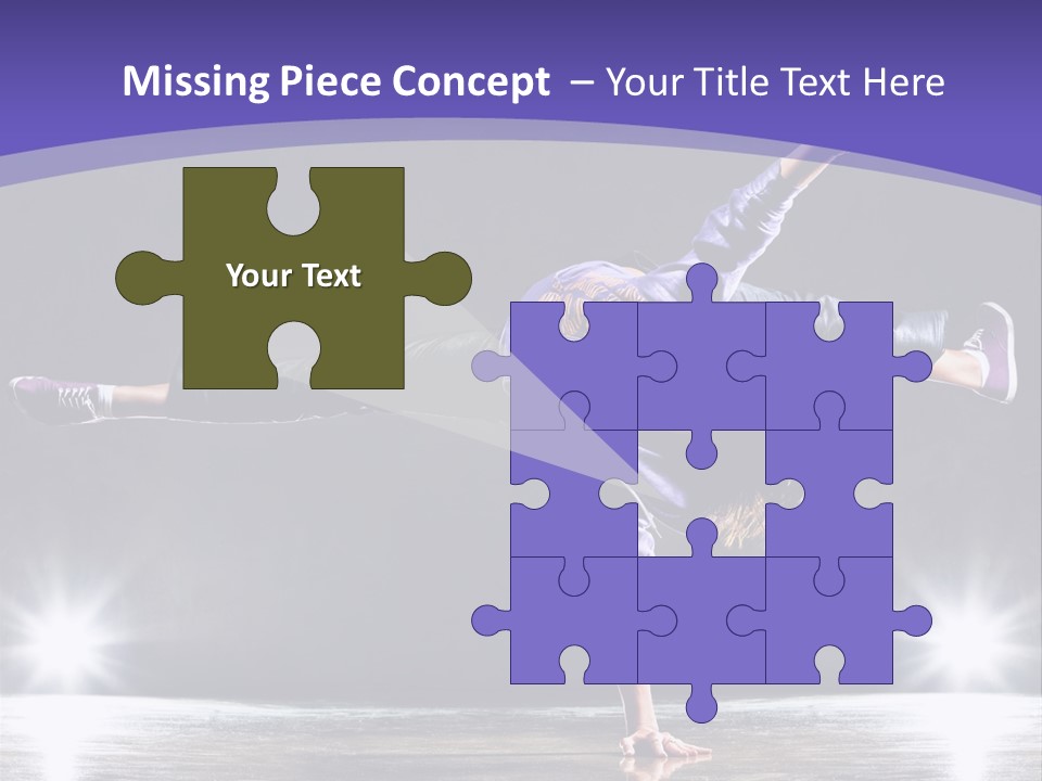 Square Shape Abstract PowerPoint Template