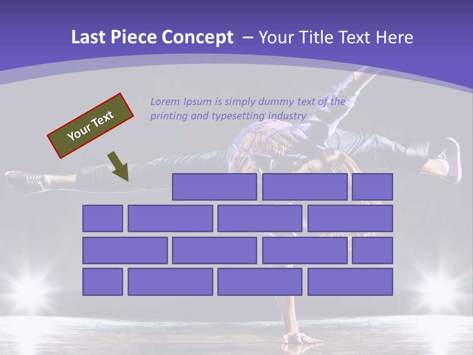 Square Shape Abstract PowerPoint Template