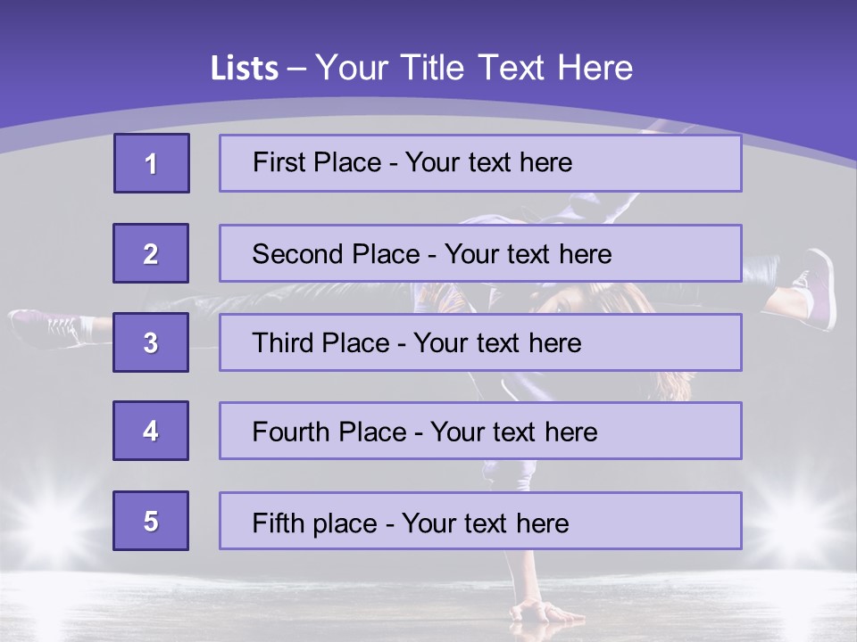 Square Shape Abstract PowerPoint Template