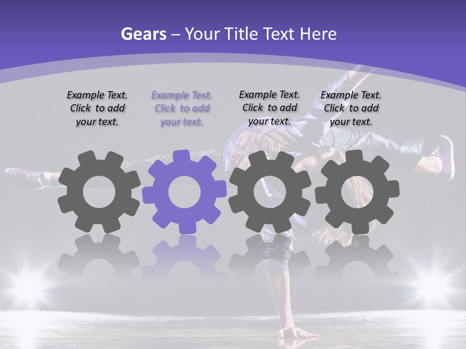 Square Shape Abstract PowerPoint Template