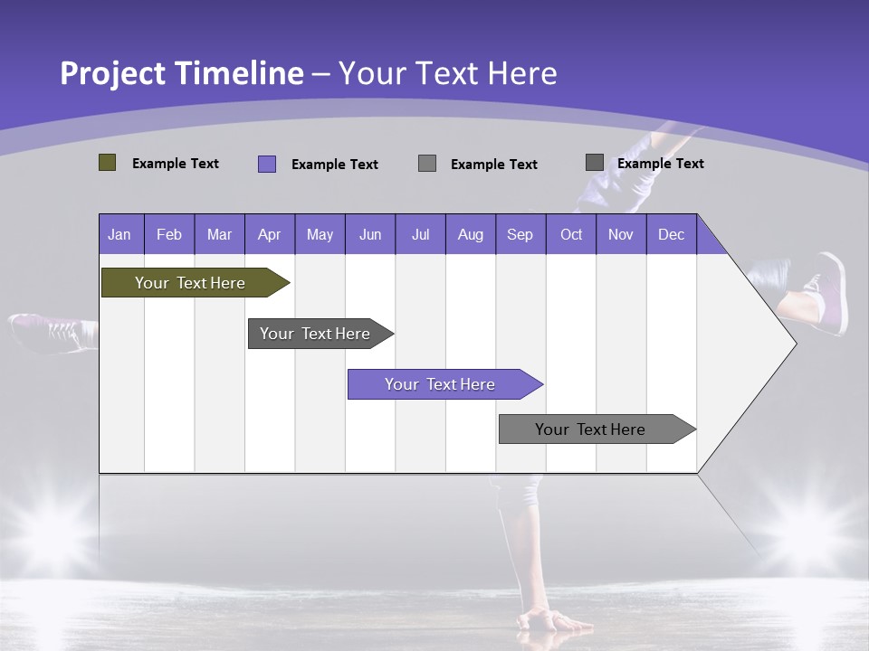 Square Shape Abstract PowerPoint Template