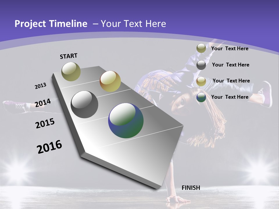 Square Shape Abstract PowerPoint Template