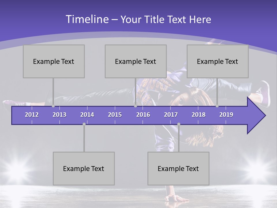 Square Shape Abstract PowerPoint Template