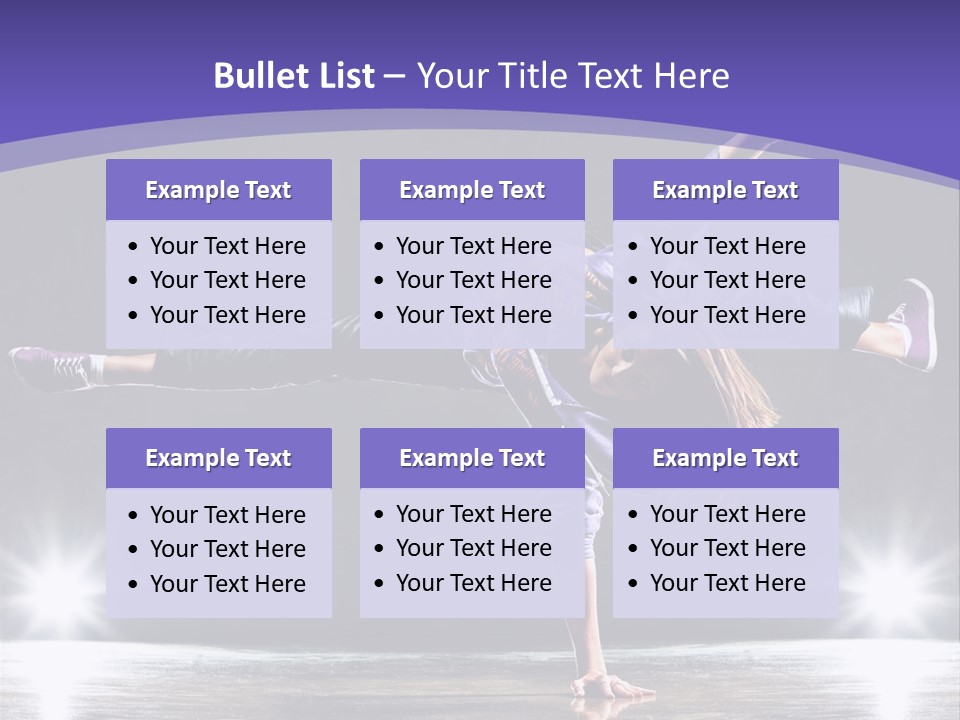 Square Shape Abstract PowerPoint Template