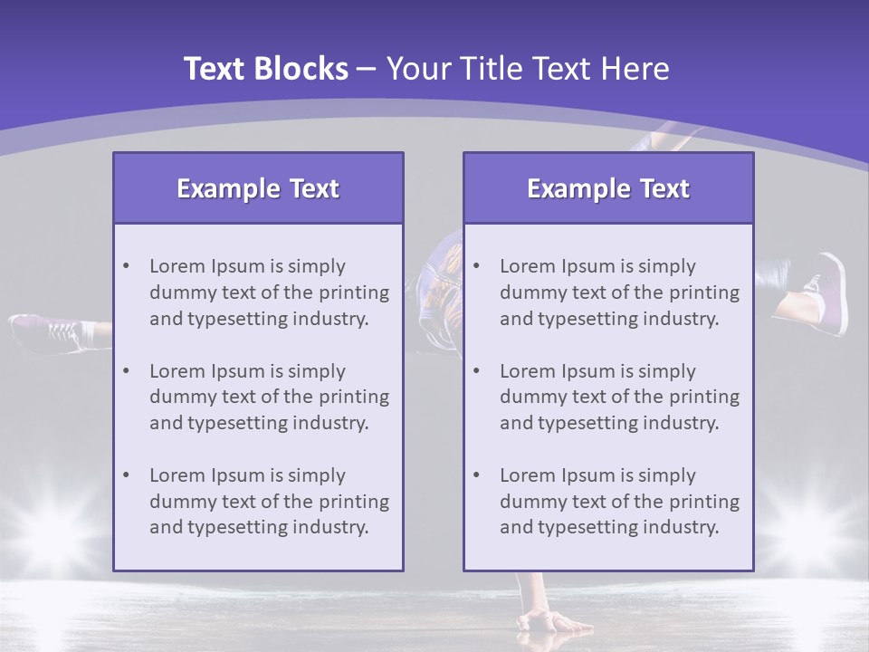 Square Shape Abstract PowerPoint Template