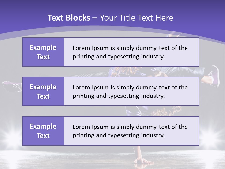 Square Shape Abstract PowerPoint Template