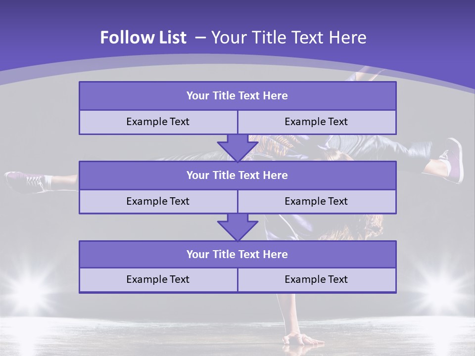 Square Shape Abstract PowerPoint Template