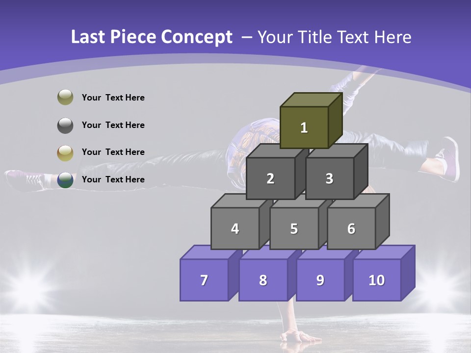 Square Shape Abstract PowerPoint Template