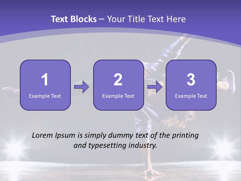 Square Shape Abstract PowerPoint Template