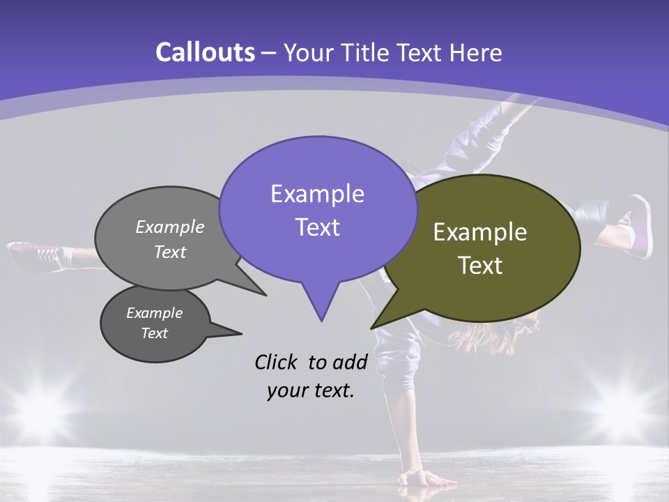 Square Shape Abstract PowerPoint Template