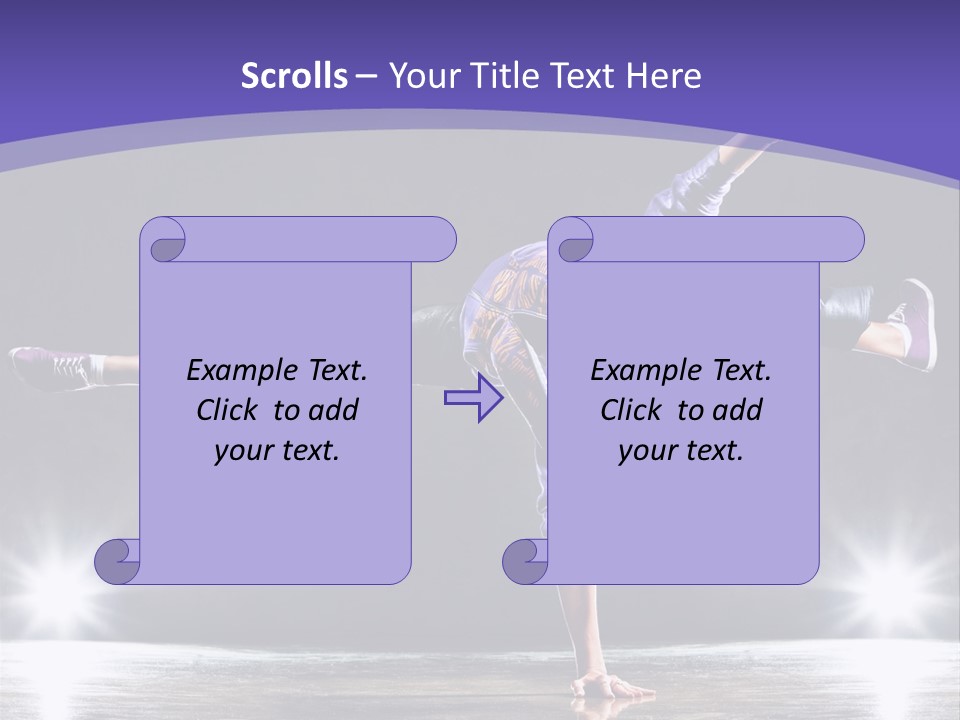 Square Shape Abstract PowerPoint Template