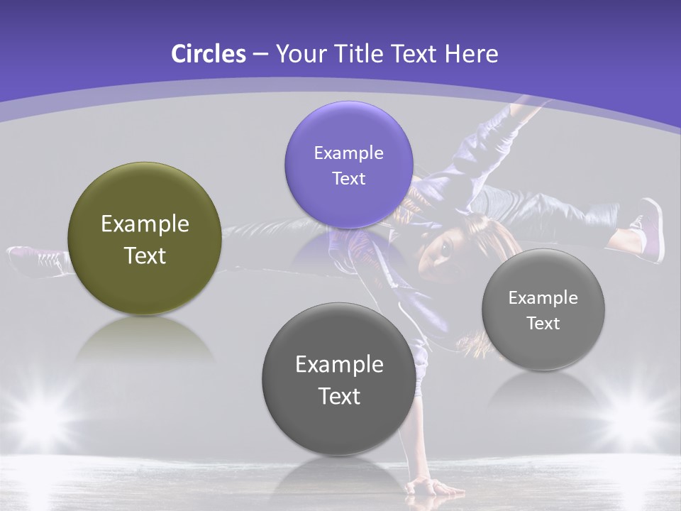 Square Shape Abstract PowerPoint Template