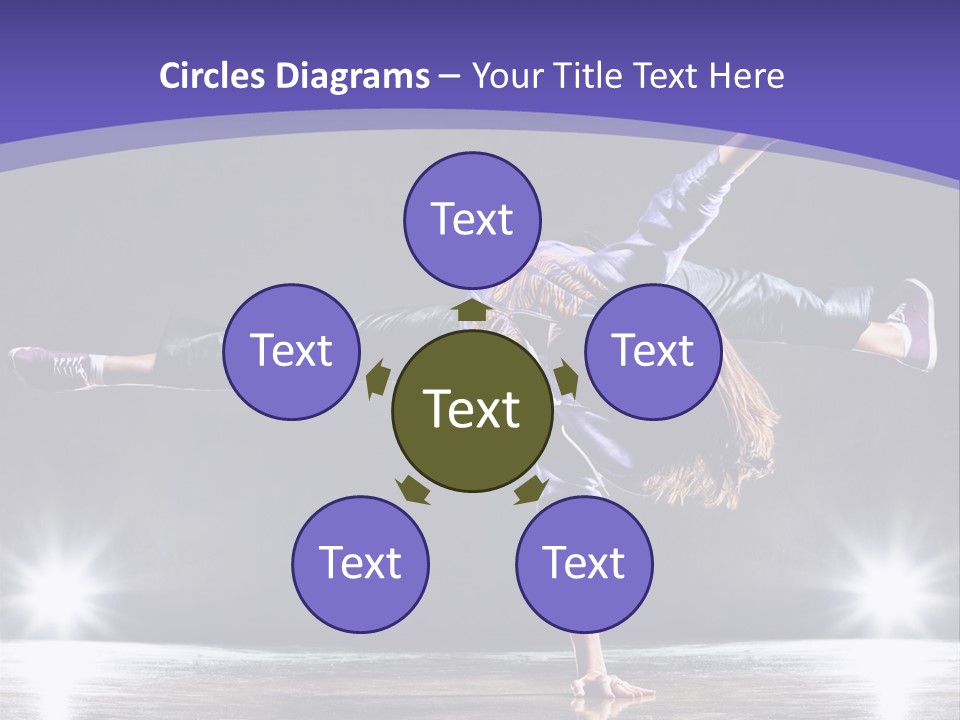 Square Shape Abstract PowerPoint Template