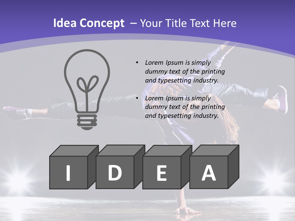 Square Shape Abstract PowerPoint Template