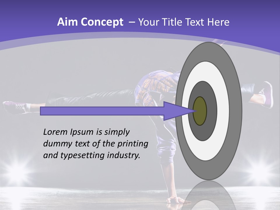 Square Shape Abstract PowerPoint Template