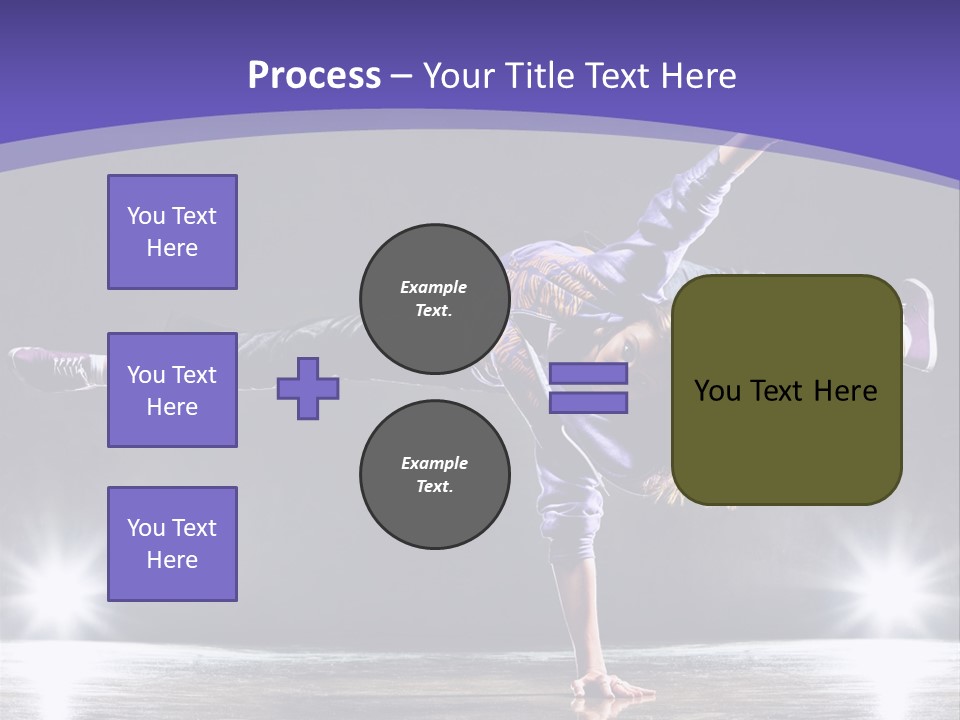 Square Shape Abstract PowerPoint Template