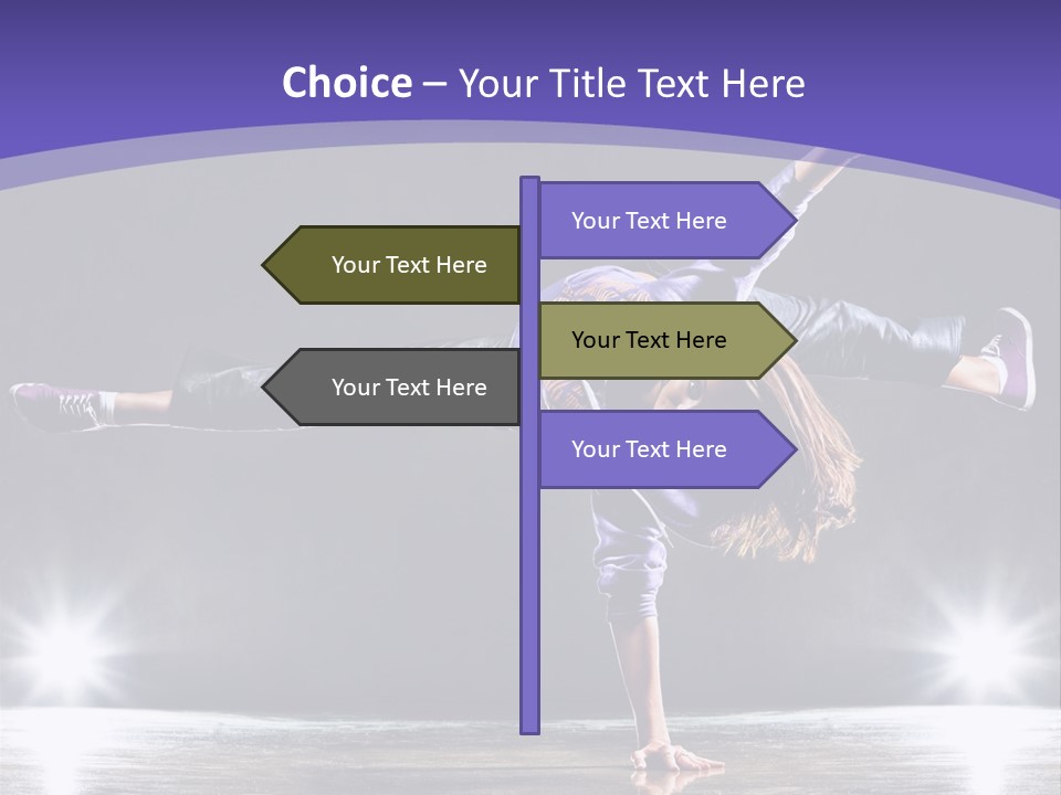 Square Shape Abstract PowerPoint Template