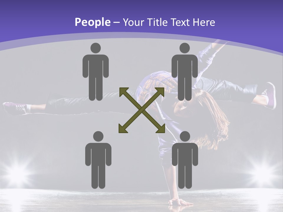 Square Shape Abstract PowerPoint Template