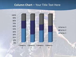 Square Town Building PowerPoint Template