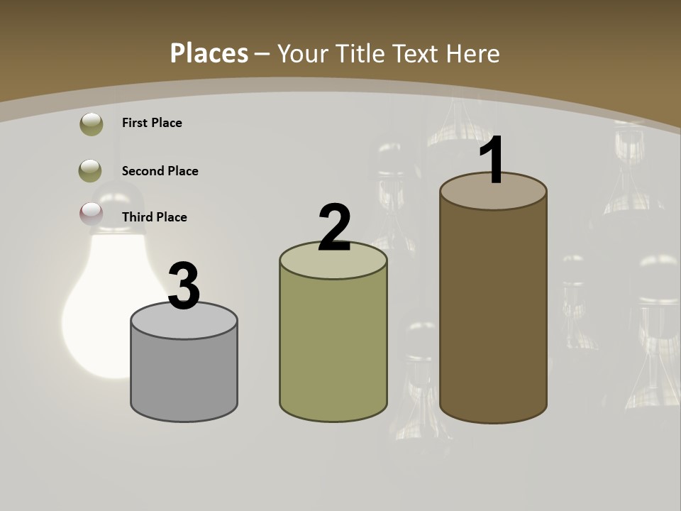 View Town Downtown PowerPoint Template