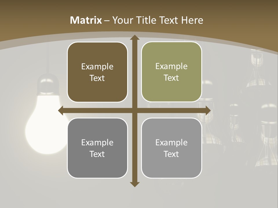 View Town Downtown PowerPoint Template