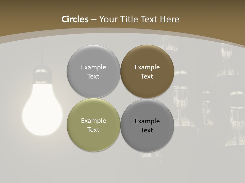 View Town Downtown PowerPoint Template