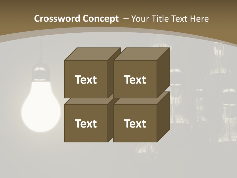View Town Downtown PowerPoint Template