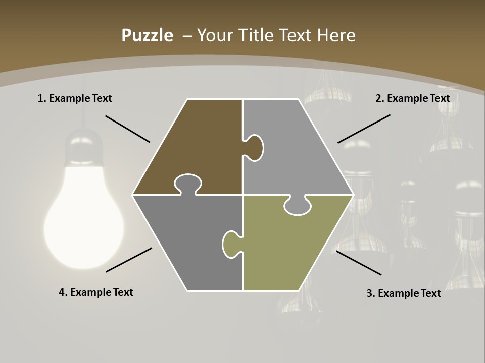 View Town Downtown PowerPoint Template