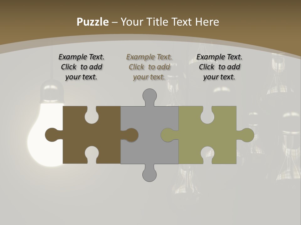 View Town Downtown PowerPoint Template