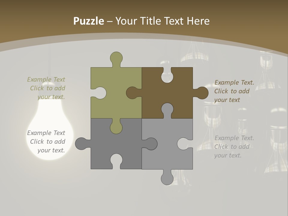 View Town Downtown PowerPoint Template