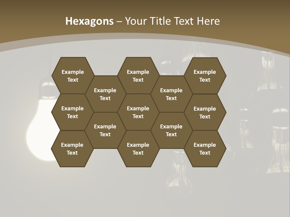 View Town Downtown PowerPoint Template