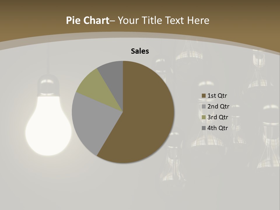 View Town Downtown PowerPoint Template