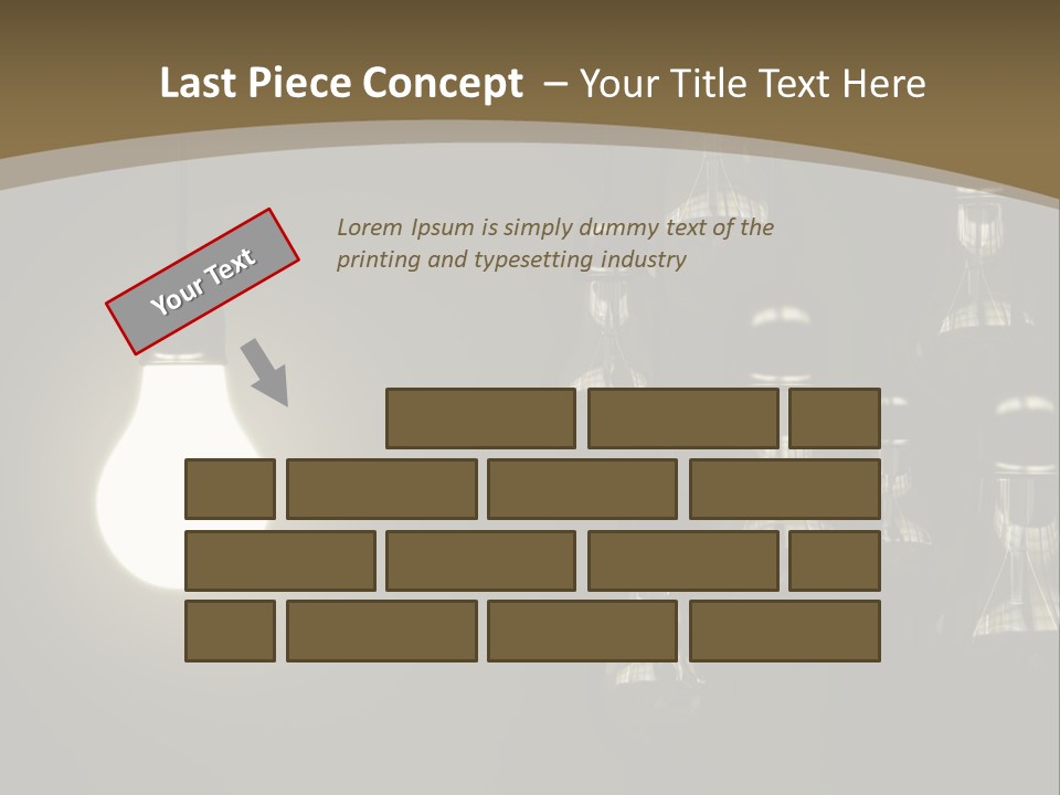 View Town Downtown PowerPoint Template