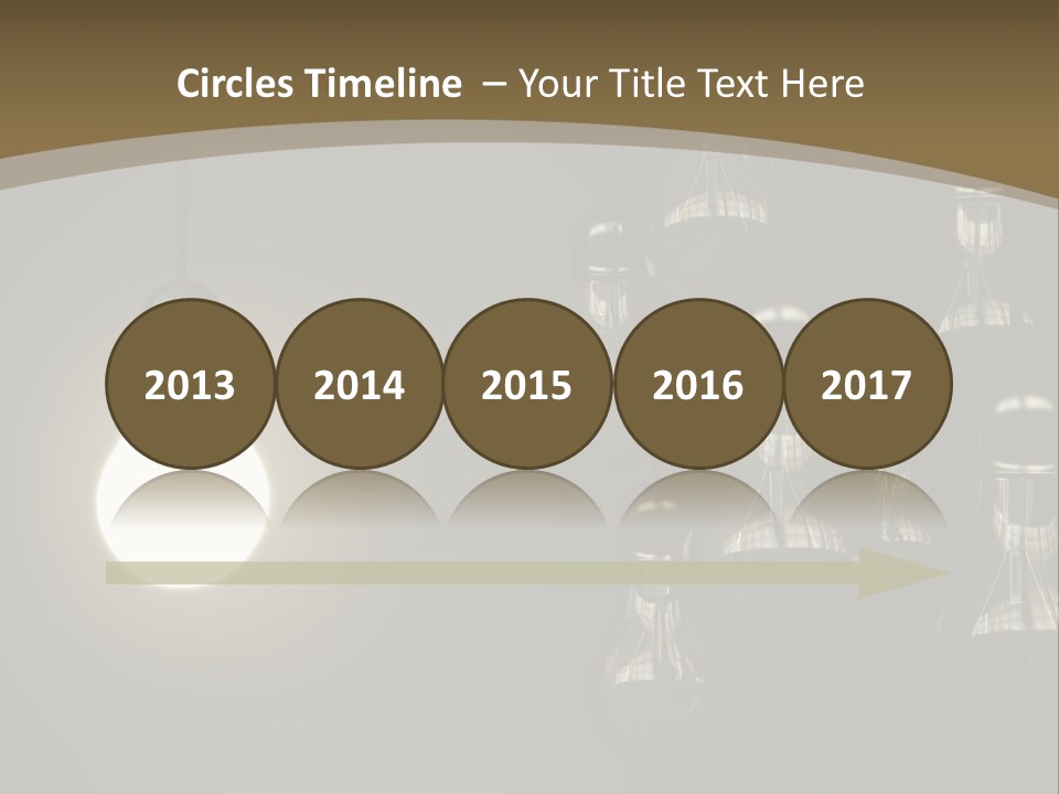 View Town Downtown PowerPoint Template