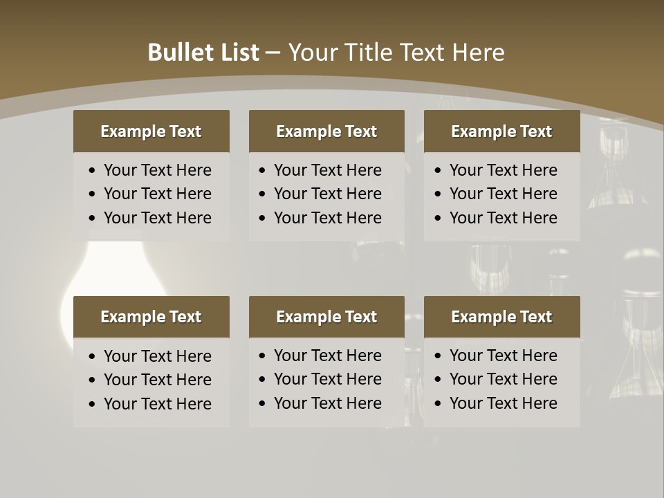 View Town Downtown PowerPoint Template