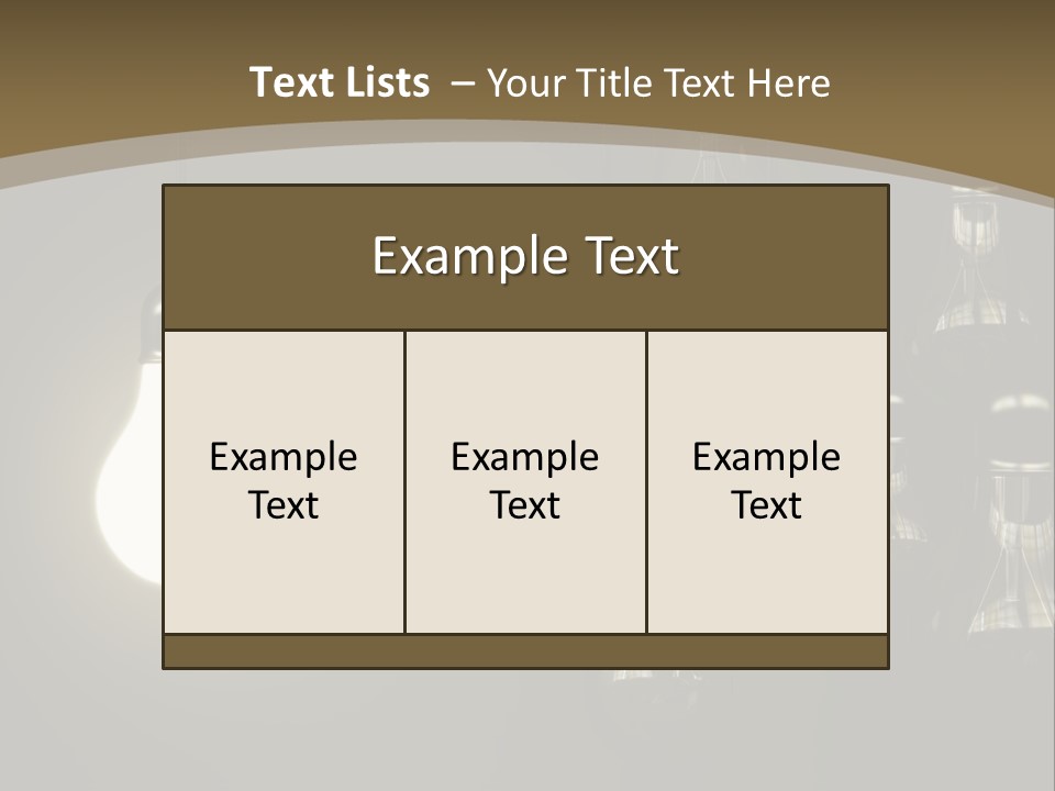 View Town Downtown PowerPoint Template