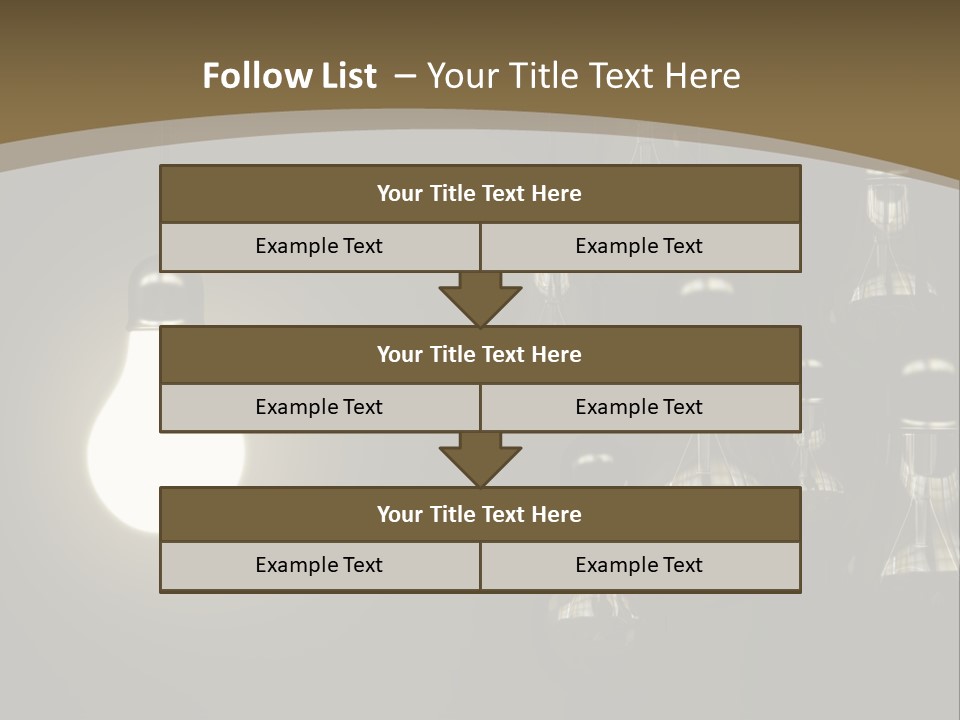 View Town Downtown PowerPoint Template