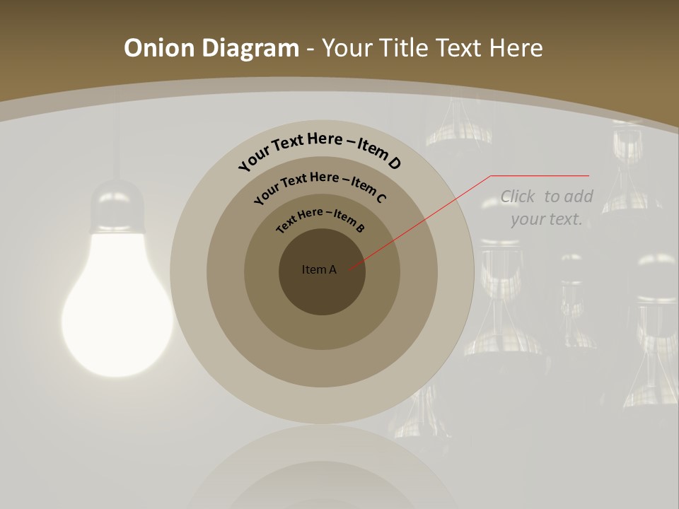 View Town Downtown PowerPoint Template