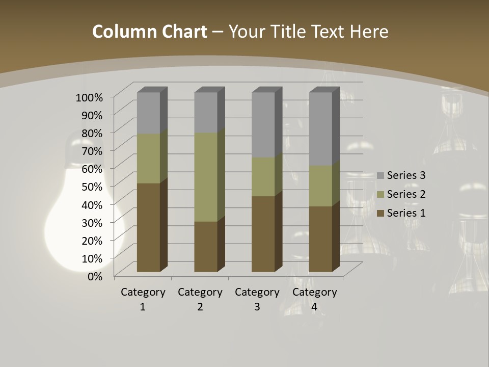 View Town Downtown PowerPoint Template