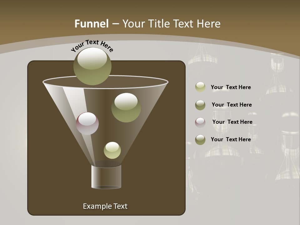 View Town Downtown PowerPoint Template