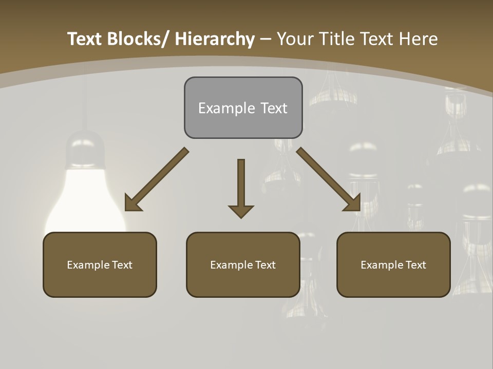 View Town Downtown PowerPoint Template